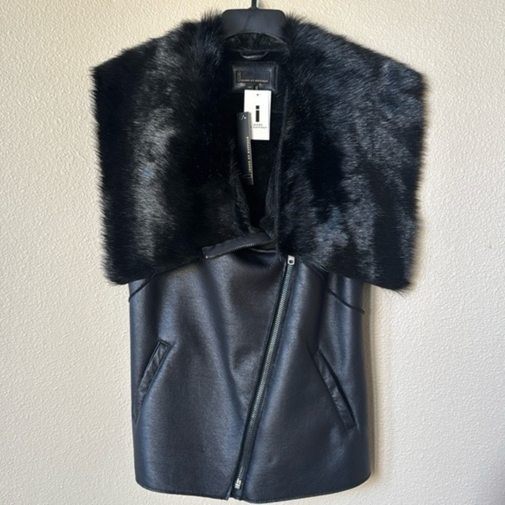 Buffalo David Bitton Black Faux Fur Teddy Jacket